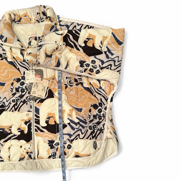 NWT FP Movement Pippa Polar Bear Printed Packable Puffer Jacket | Medium - Picture 9 of 11